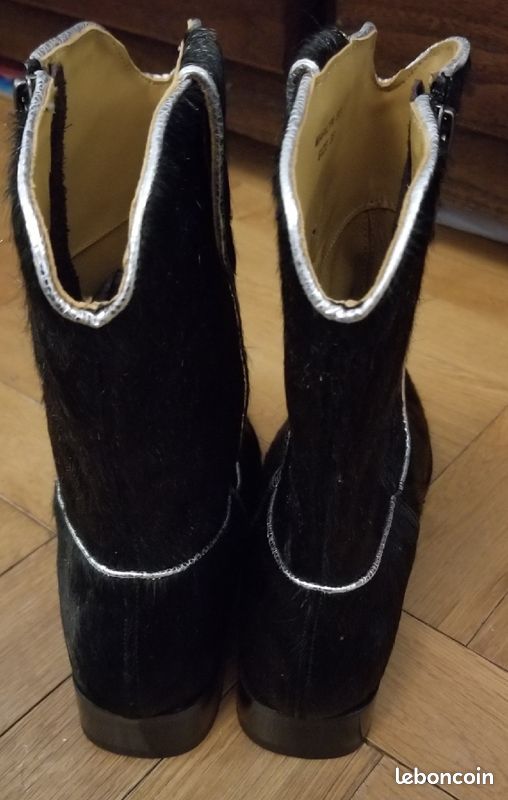 Black ankle boots