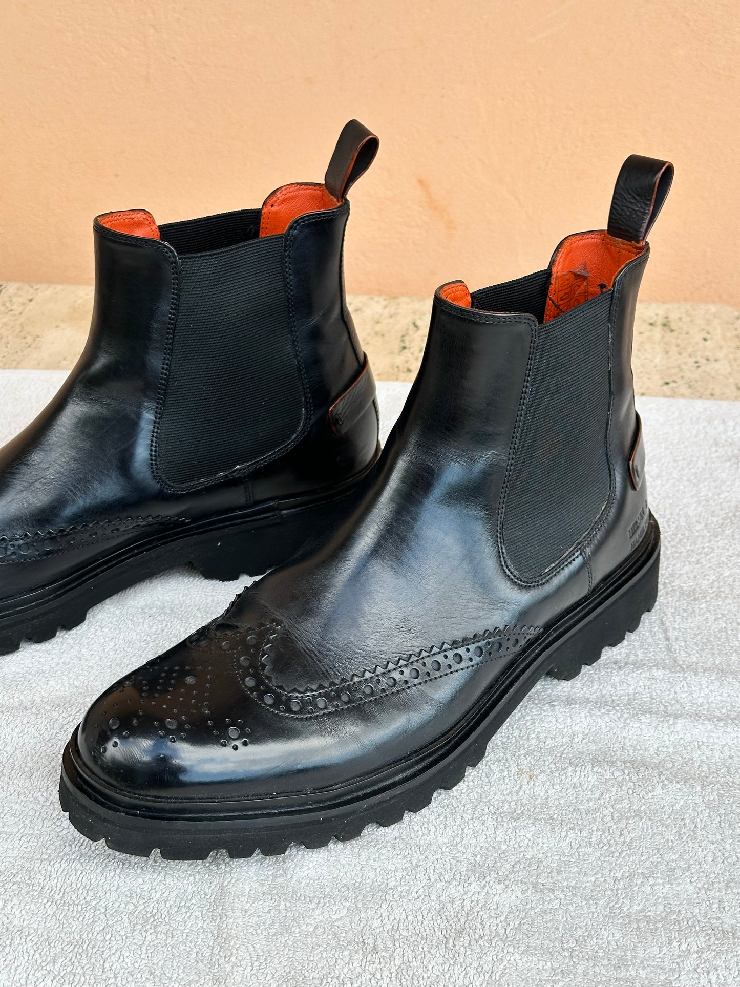 Bottes cheville noires Pierce 26