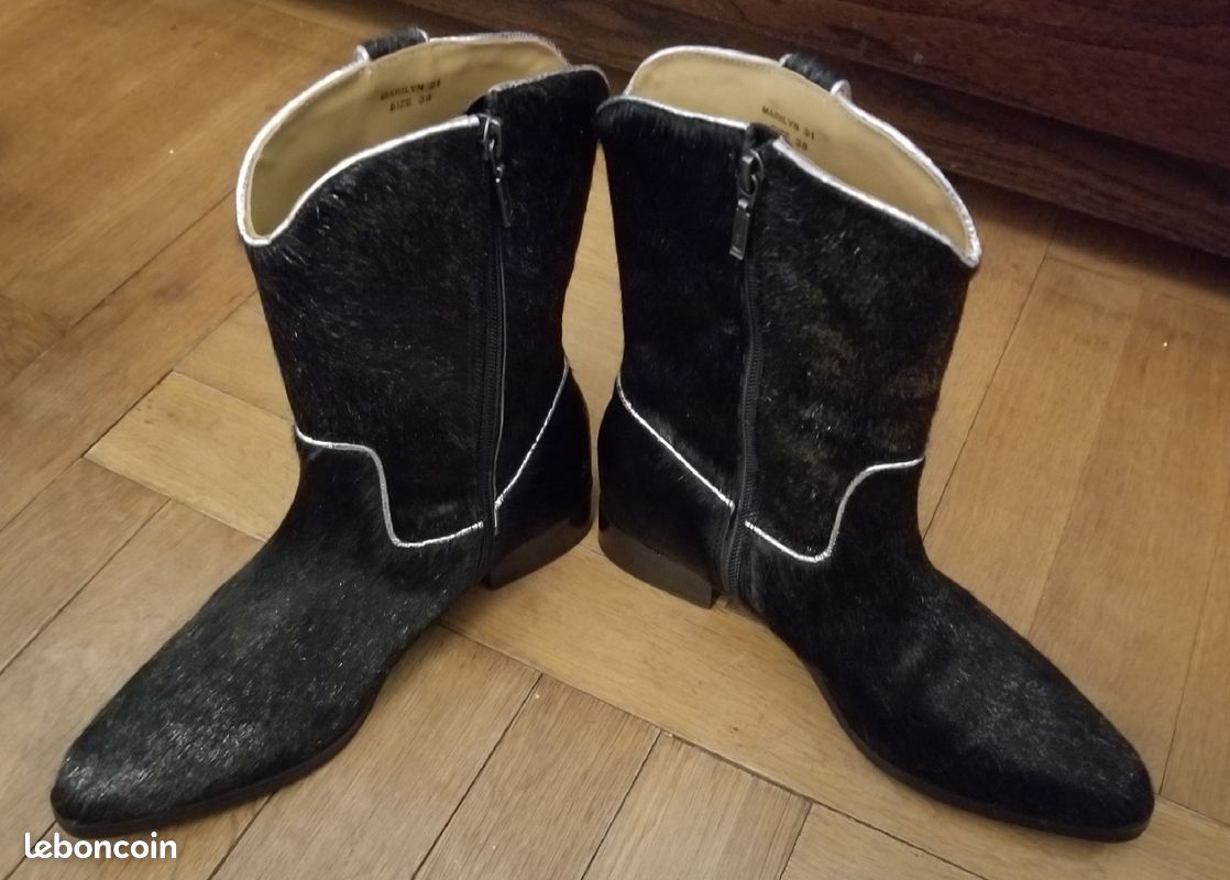 Black ankle boots