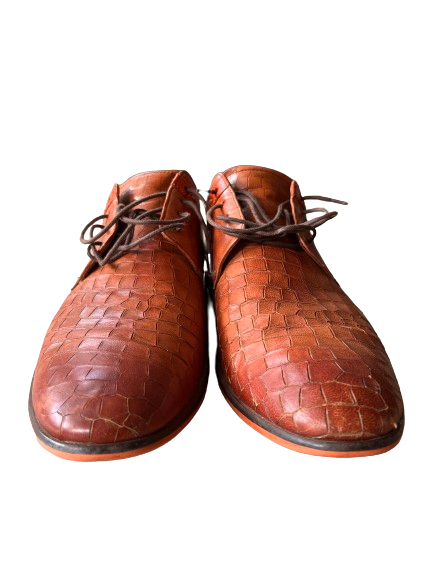 Richelieu marron en cuir