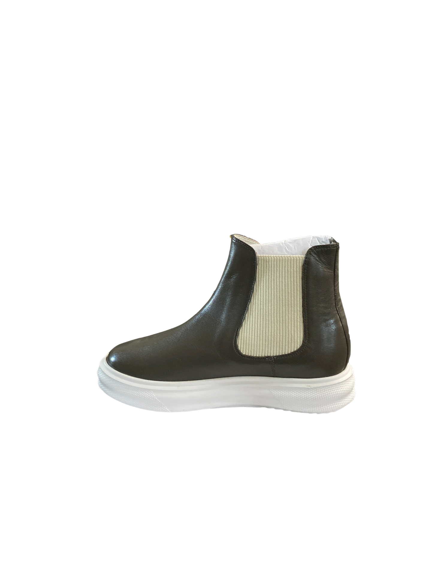Green ankle boots