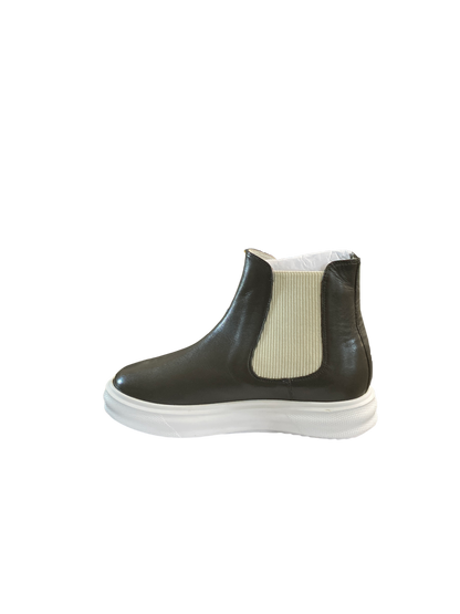 Green ankle boots
