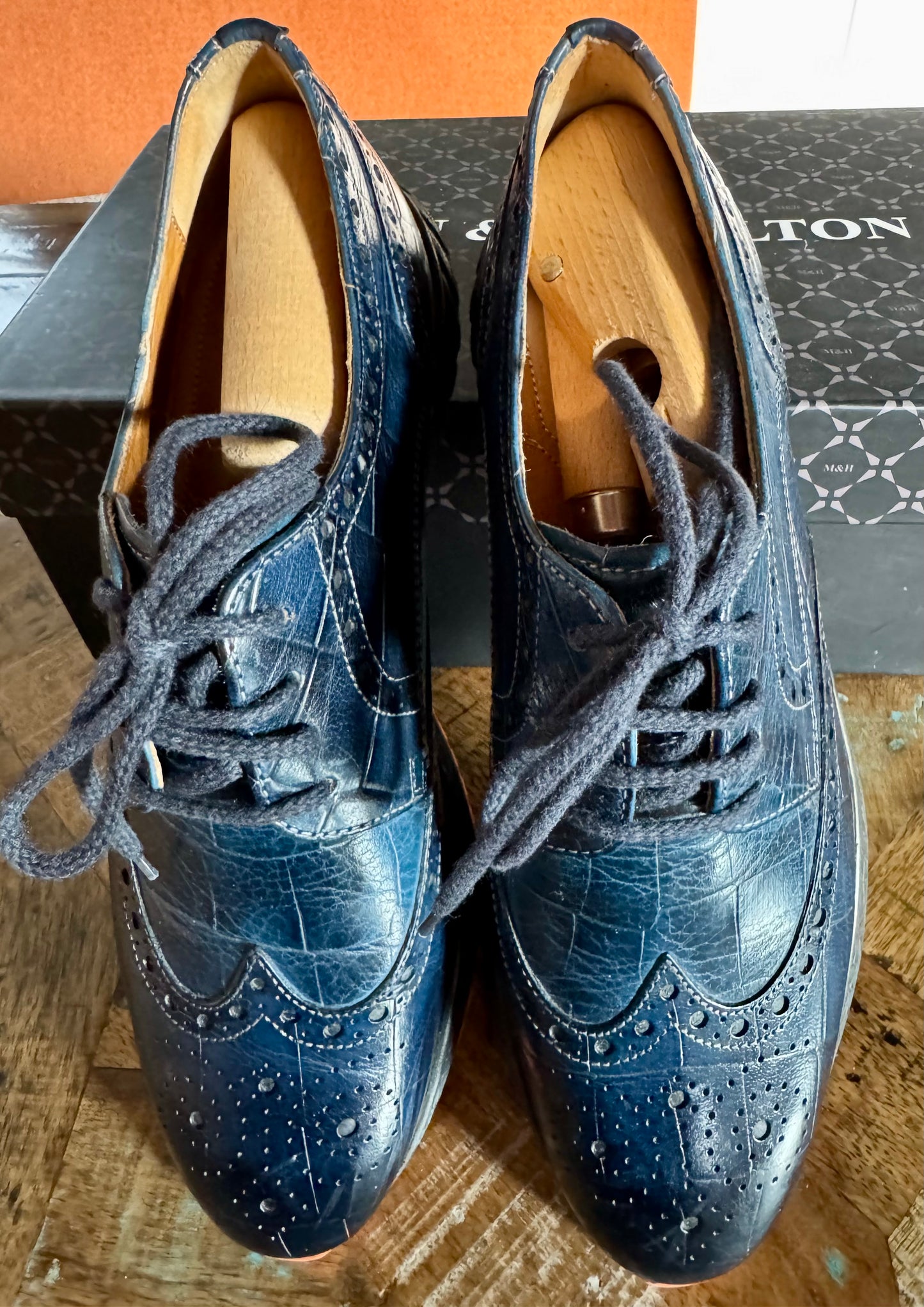 Herrenschuh Turtle Navy