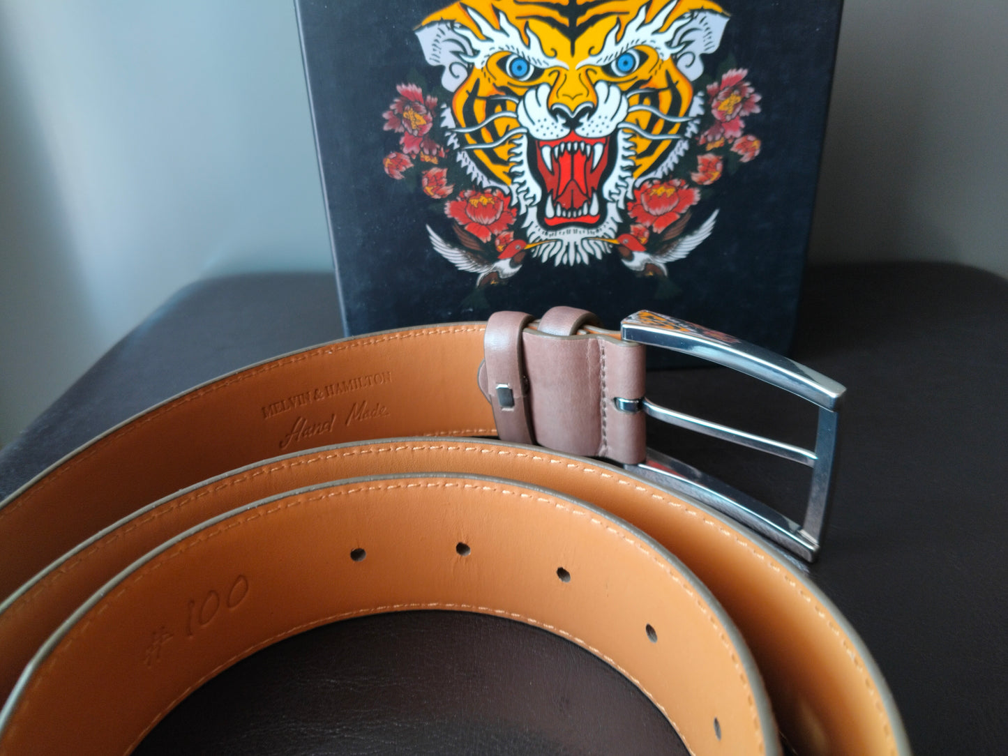 Belt Larry 1 color Crust Stone Classic size 100