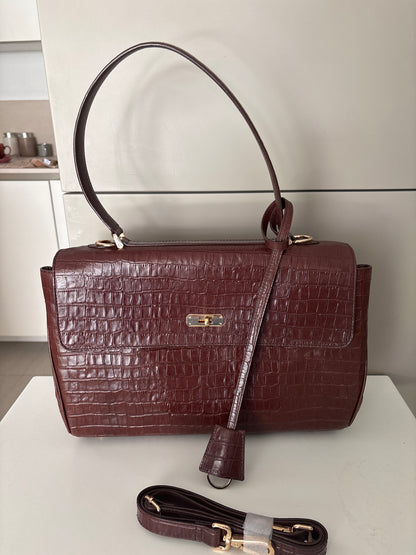 Brown leather Matera bag