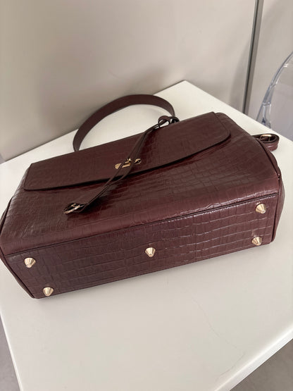 Brown leather Matera bag