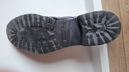 women's buckle derby shoes