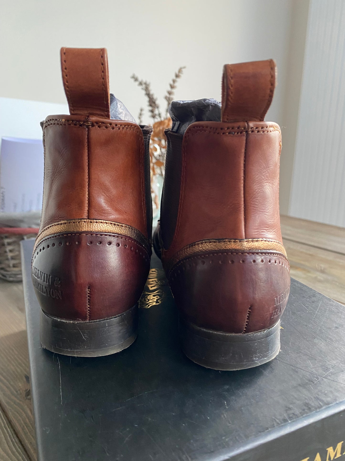 Bottines marron