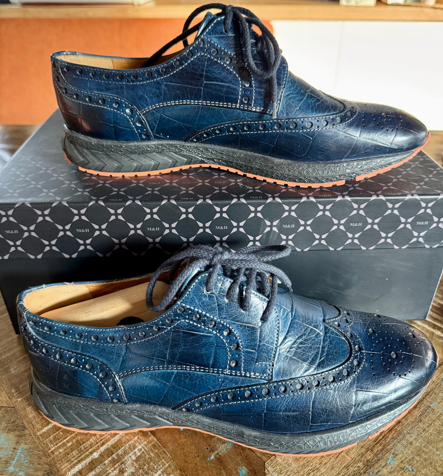 Herrenschuh Turtle Navy