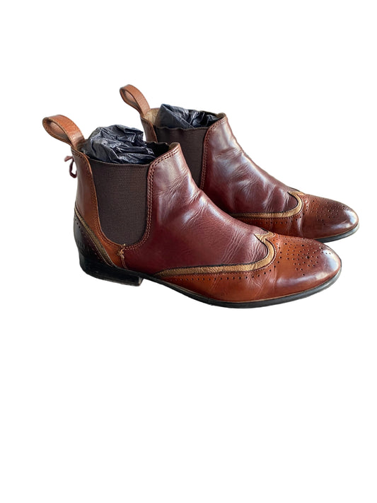 Bottines marron