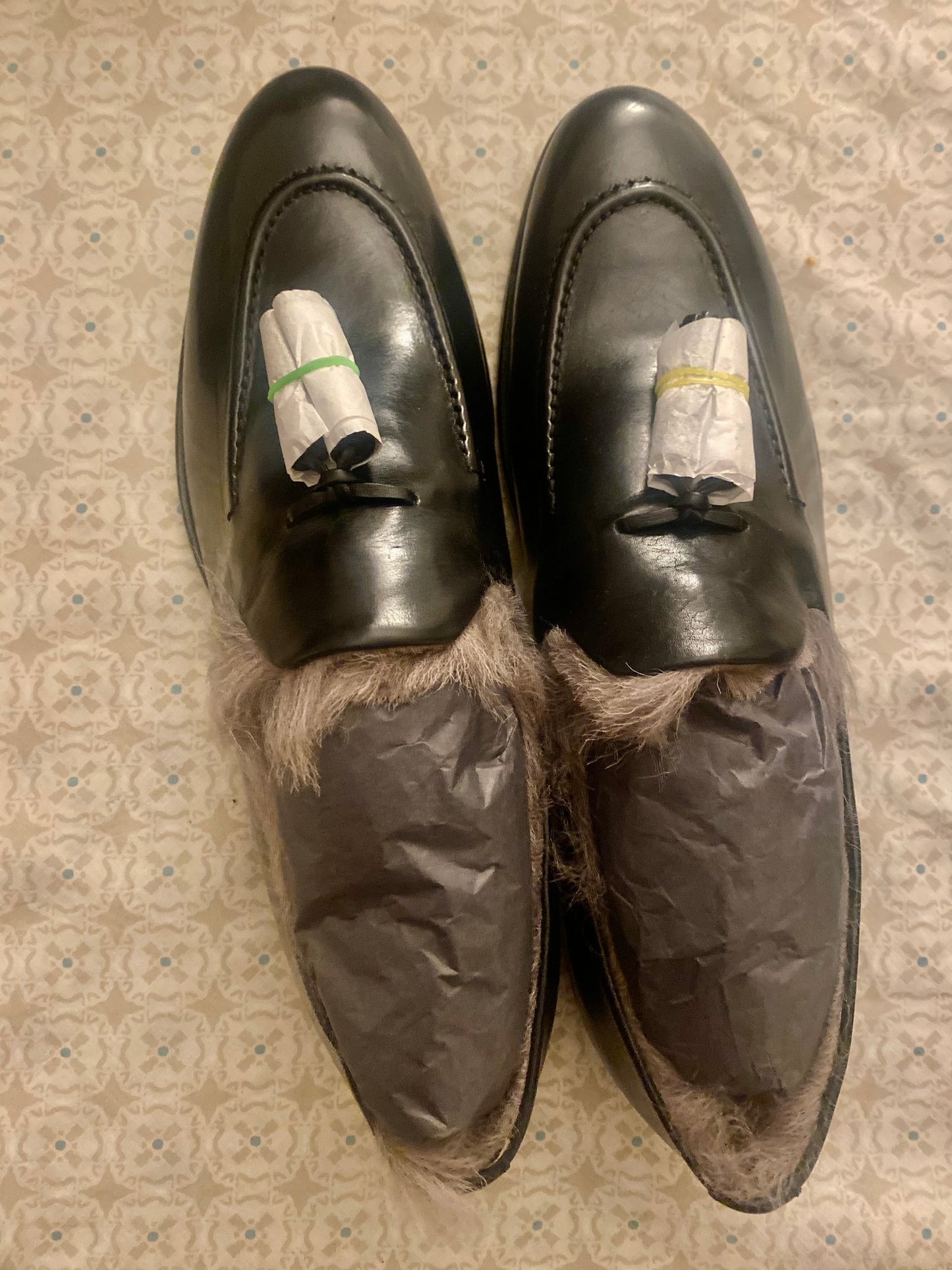 Black moccasins
