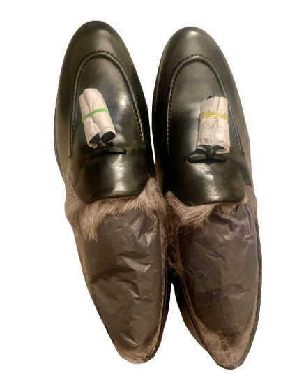Black moccasins