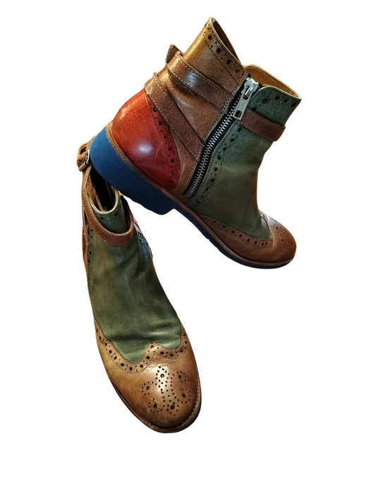 Multi colour boots