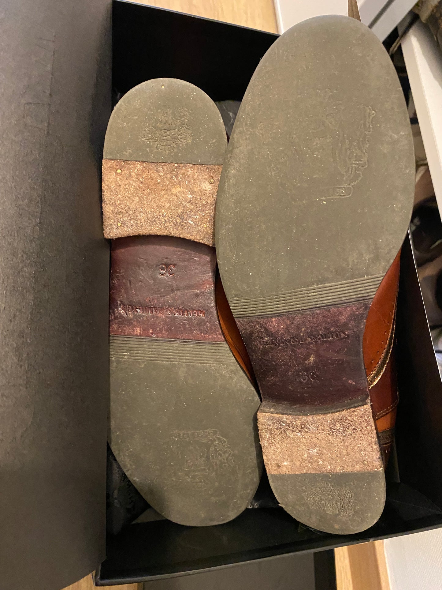 Bottines marron