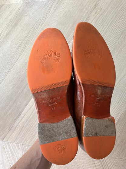 Richelieu marron en cuir