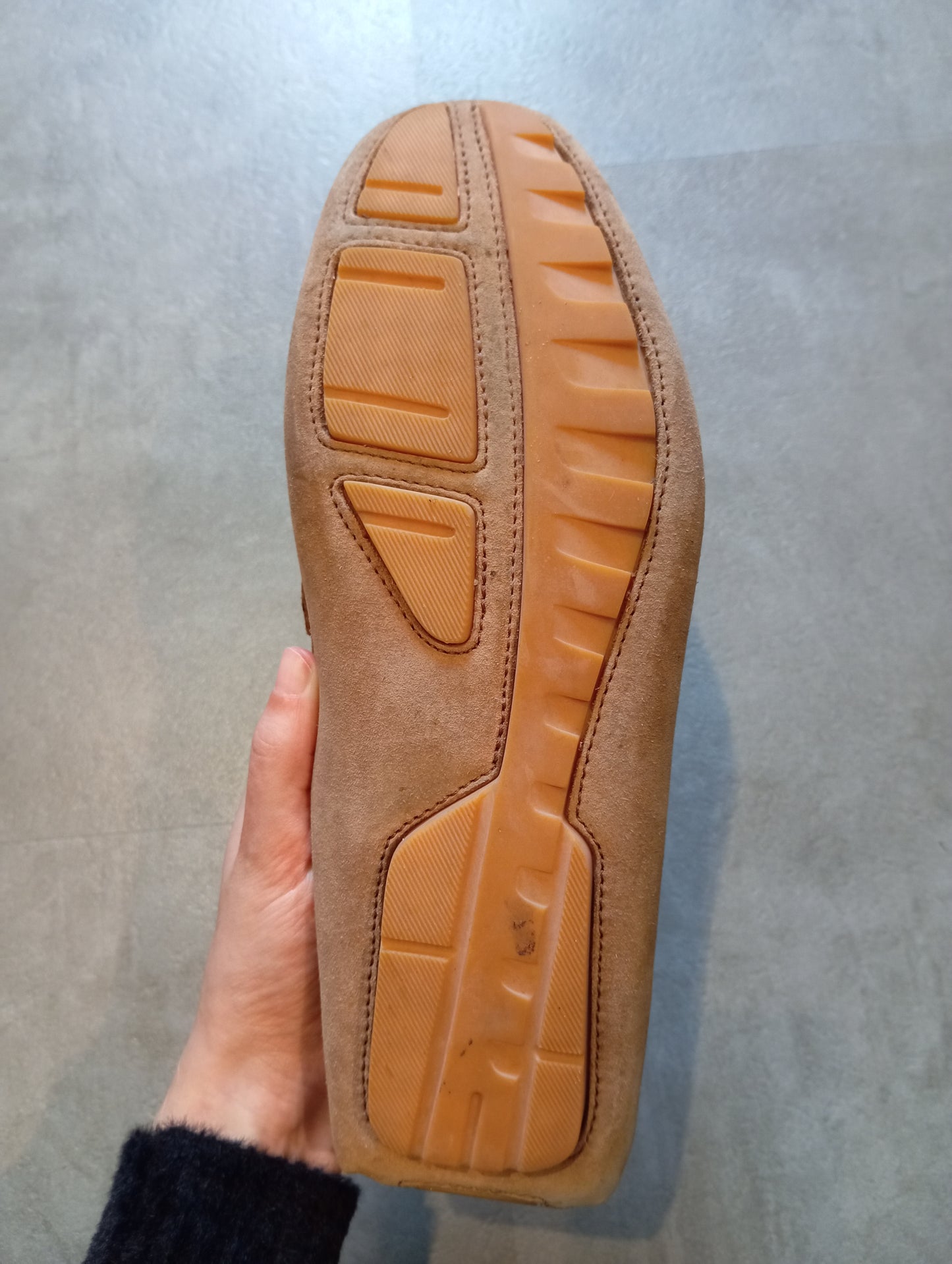 Brown moccasins