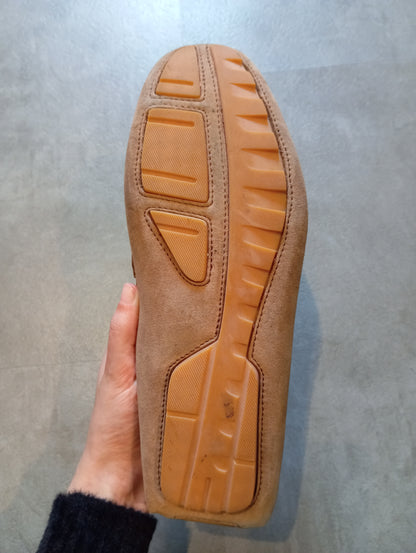 Brown moccasins