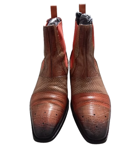 Brown ankle boots