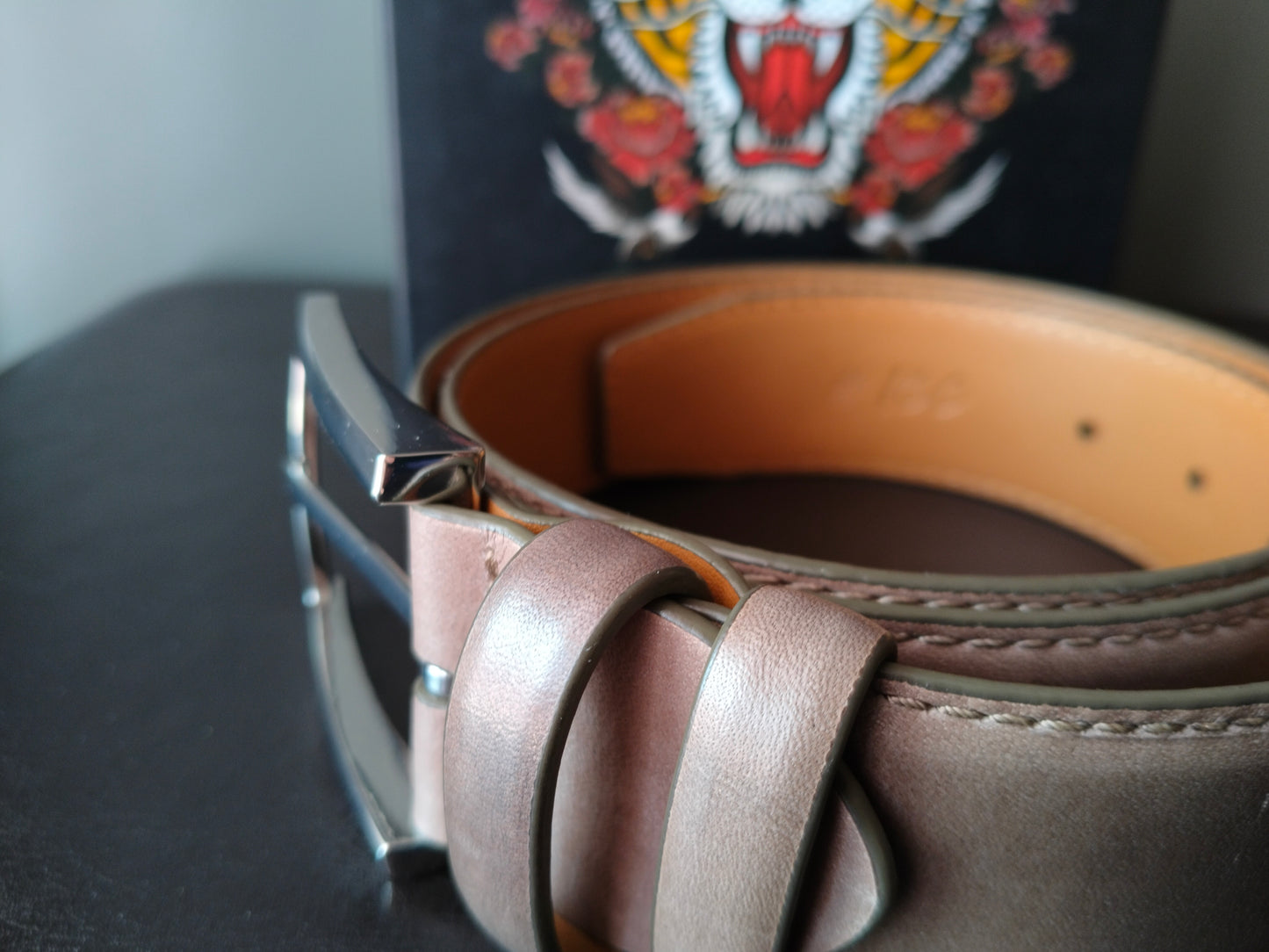 Belt Larry 1 color Crust Stone Classic size 100