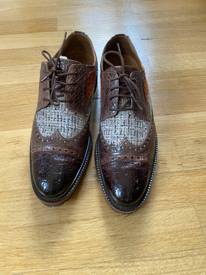 Henry 7 Baby Croco Mahogany Mink Chestnut Textile