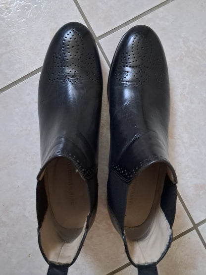 Black ankle boots