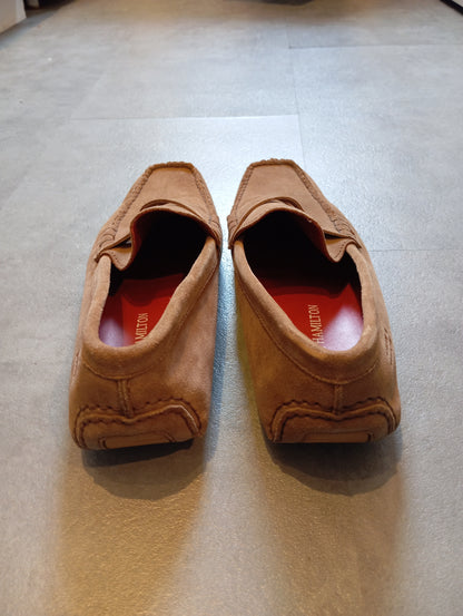 Brown moccasins