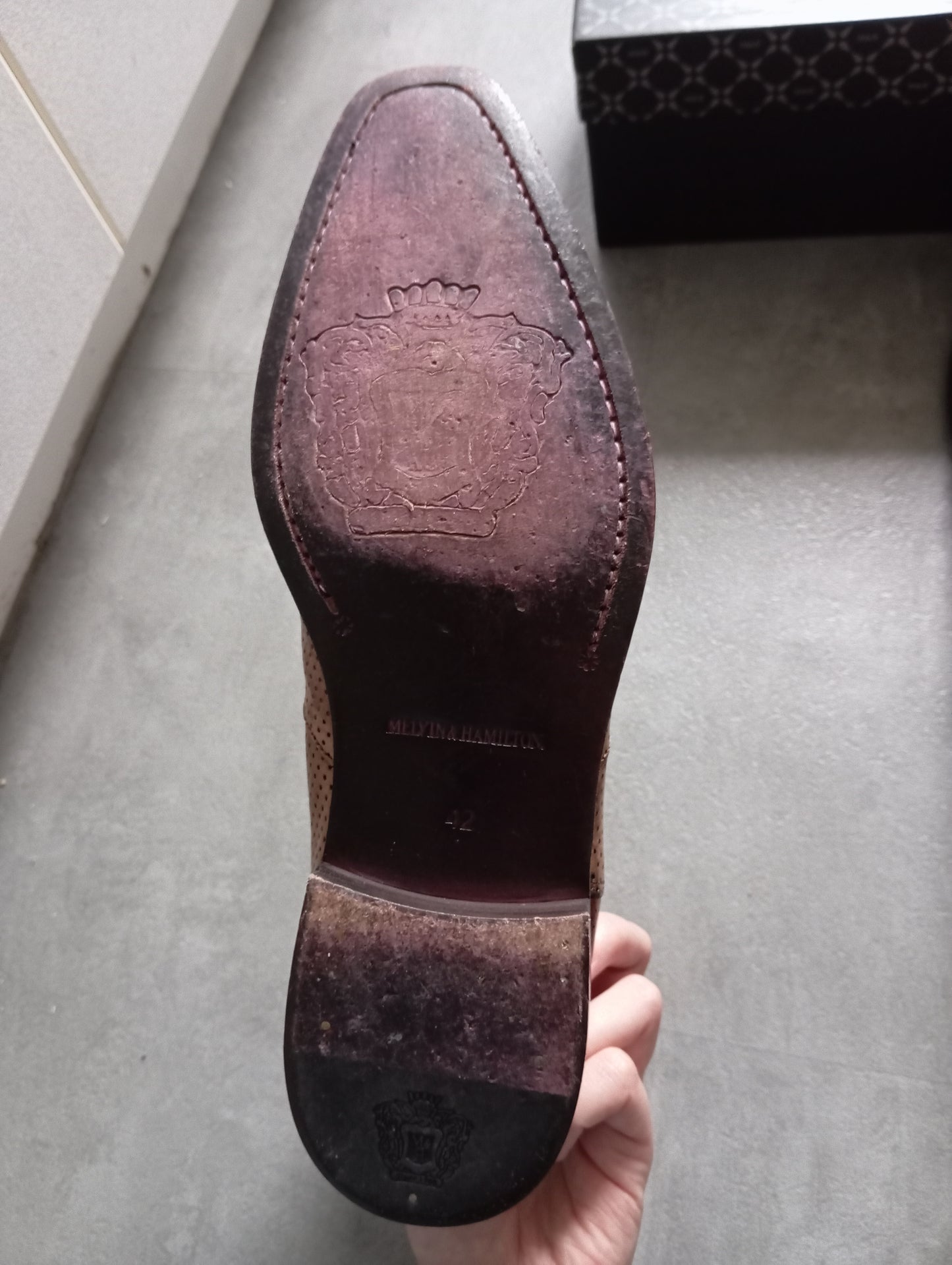 Brown ankle boots